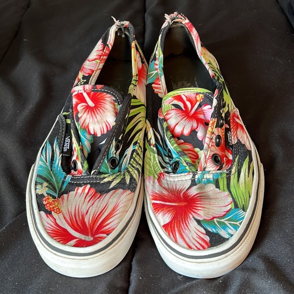 Tropical Print Womens Vans - Picture 5 of 7